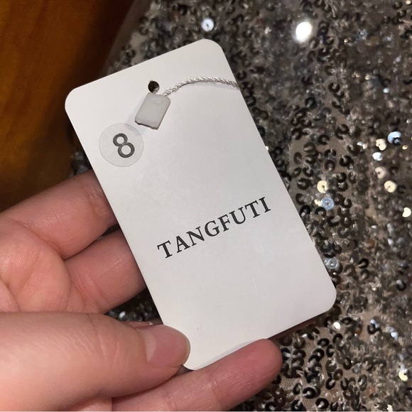 Elegant Black and Silver Dress - Picture 3 of 3